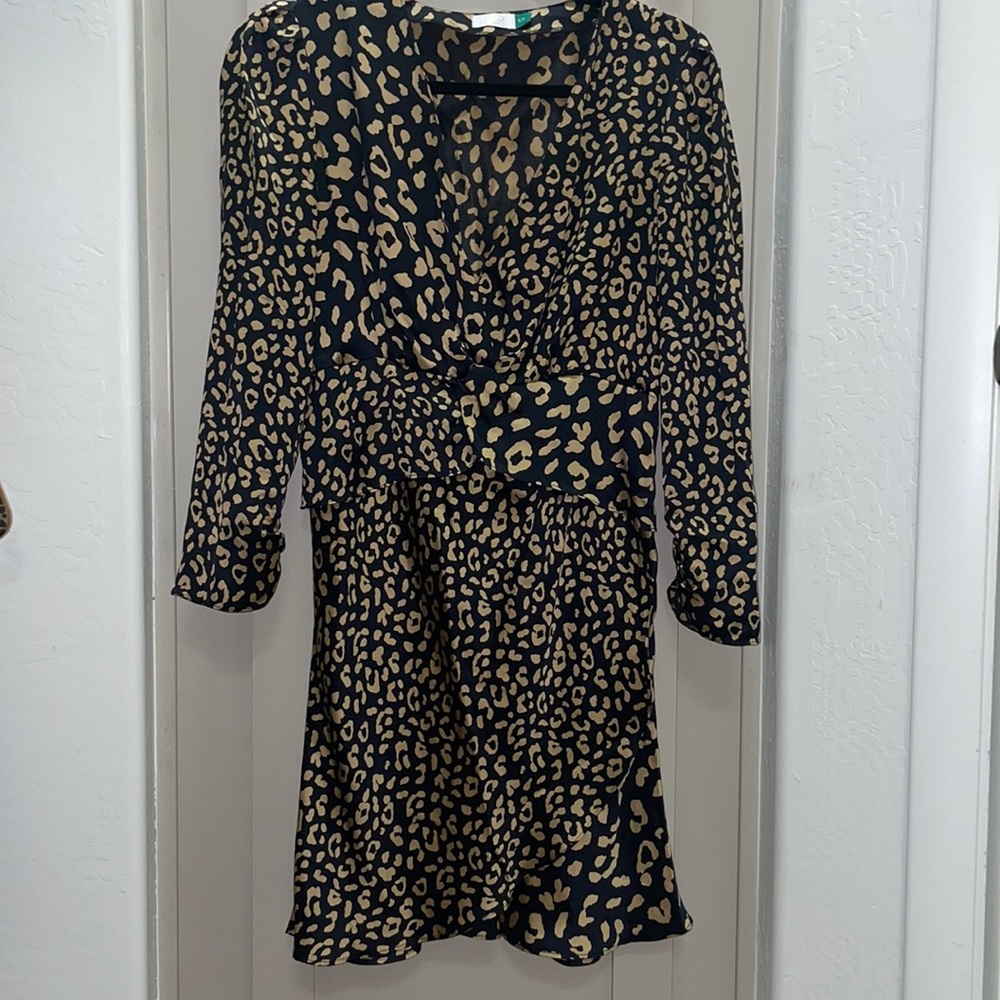 RIXO silk dress